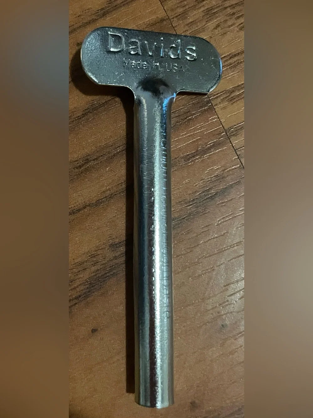 Metal Toothpaste Tube Key USA New